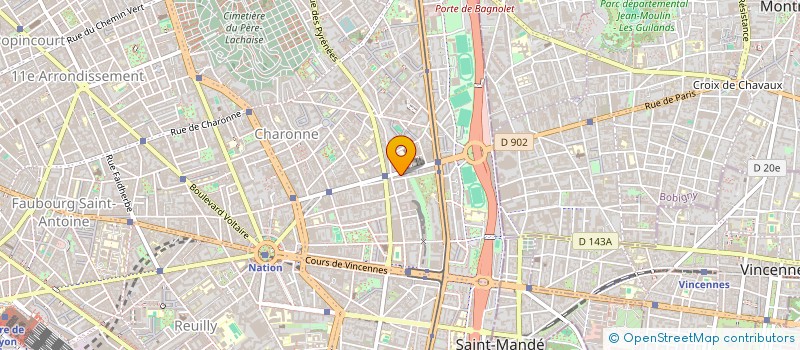 localisation de l'entreprise PASSE D  PARIS