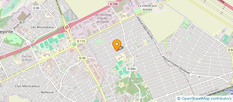 localisation de l'entreprise PASSE DECISIVE à TREMBLAY-EN-FRANCE