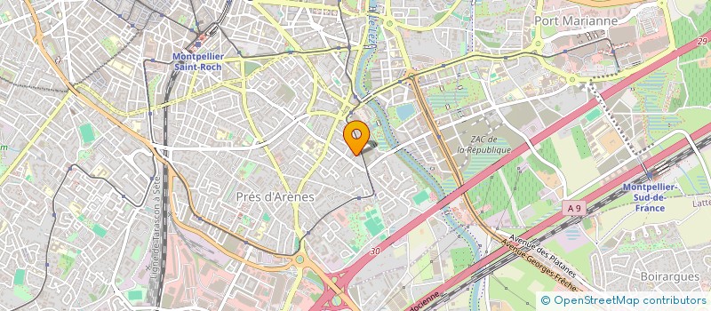 localisation de l'entreprise PASSE DESSINE à MONTPELLIER