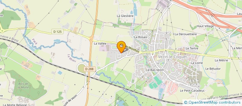 localisation de l'entreprise PASSE MOI LE CELTE, ON JAZZE  VEZIN-LE-COQUET