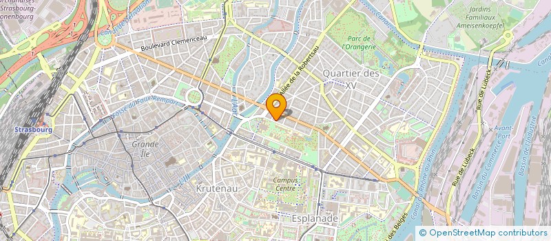 localisation de l'entreprise PASSE MURAILLE à STRASBOURG