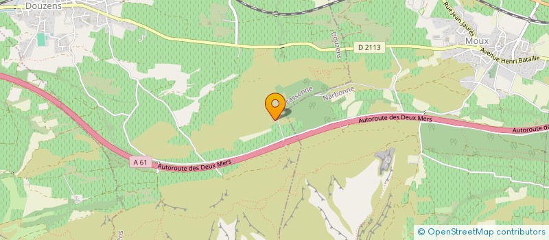 localisation de l'entreprise PASSE MURAILLE  DOUZENS