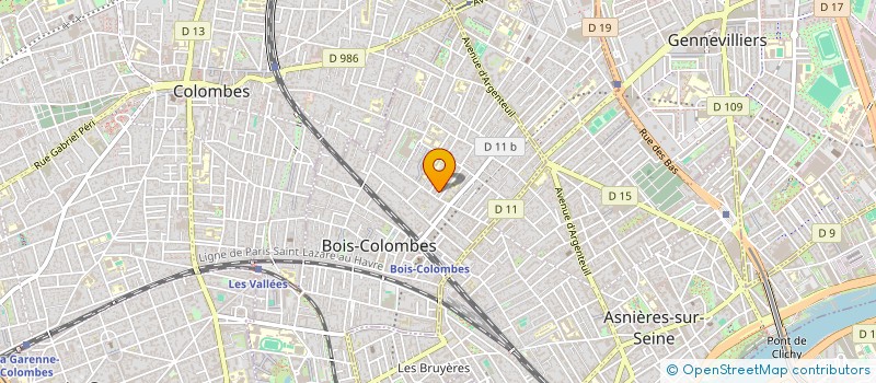 localisation de l'entreprise PASSE PASSE LE JOUET à BOIS-COLOMBES