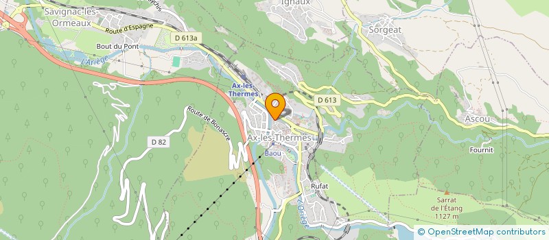 localisation de l'entreprise PASSE PORT ARIEGE à AX-LES-THERMES
