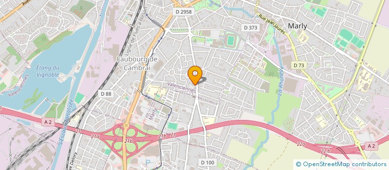localisation de l'entreprise PASSE PRESENT à VALENCIENNES