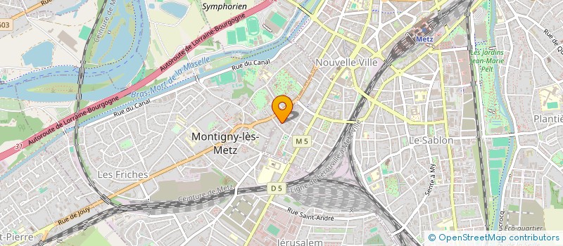 localisation de l'entreprise PASSE-PRESENT  METZ