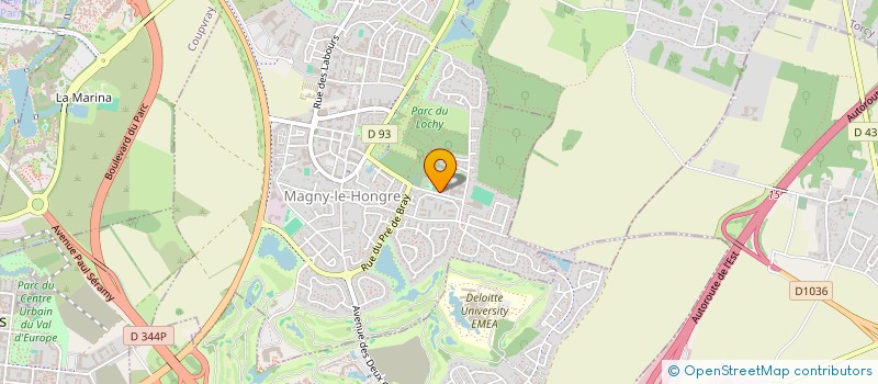 localisation de l'entreprise PASSE R AILE à MAGNY-LE-HONGRE