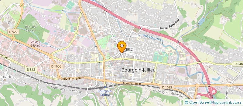 localisation de l'entreprise PASSE RECOMPOSE à BOURGOIN-JALLIEU