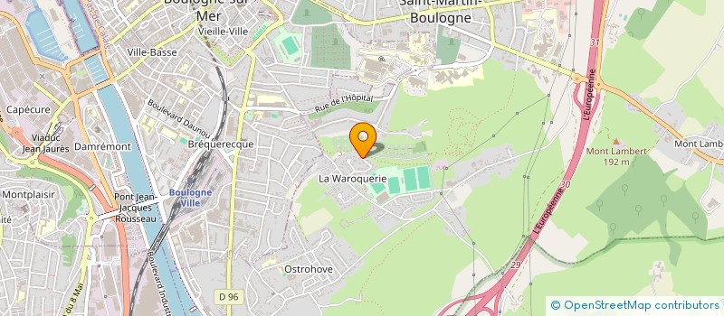 localisation de l'entreprise PASSE SIMPLE  SAINT-MARTIN-BOULOGNE