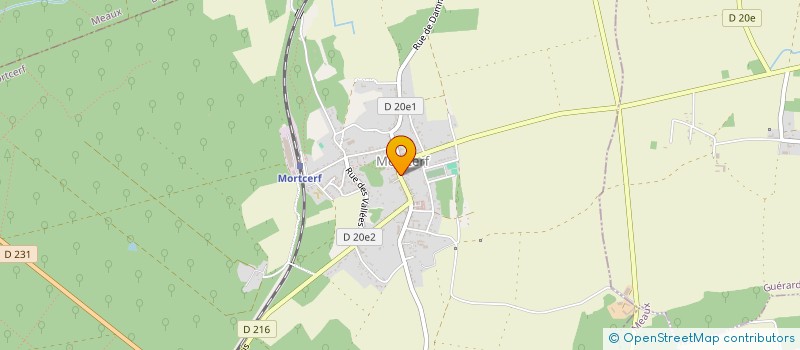 localisation de l'entreprise PASSE SIMPLE  MORTCERF