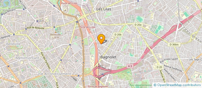 localisation de l'entreprise PASSE TEMPS D'ART à BAGNOLET