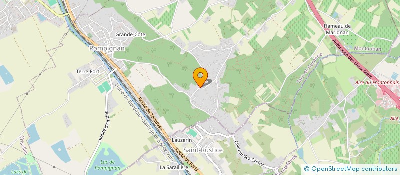 localisation de l'entreprise PASSE-TEMPS NATURE  POMPIGNAN