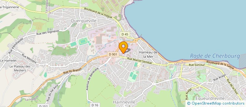 localisation de l'entreprise PASSE TON CT à CHERBOURG-EN-COTENTIN