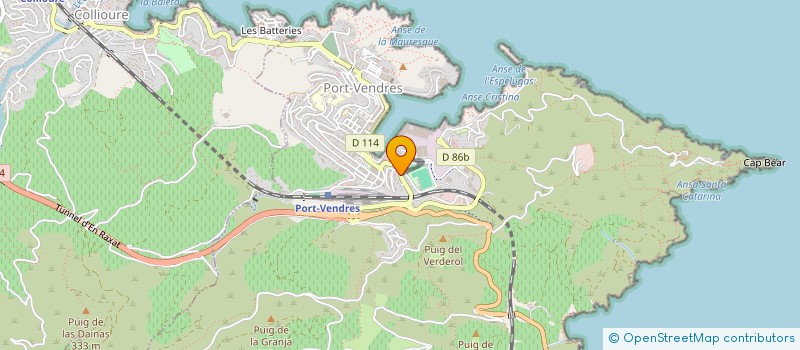 localisation de l'entreprise PASSEB  PORT-VENDRES