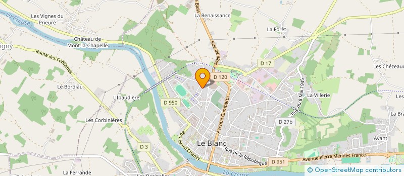 localisation de l'entreprise PASSELA4 à LE BLANC