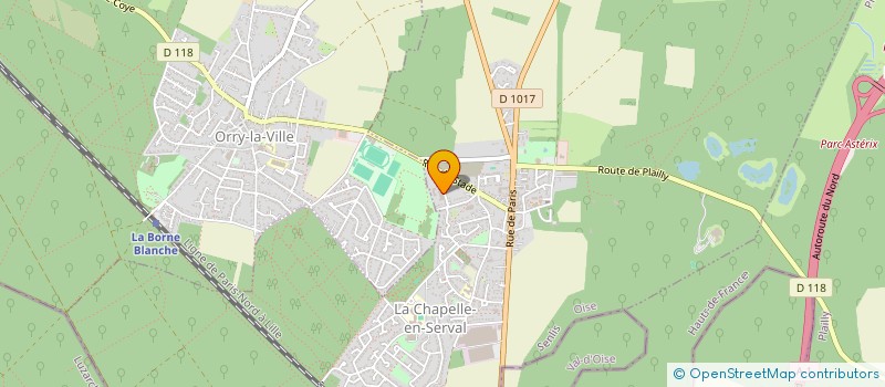 localisation de l'entreprise PASSEMARD-SORIN  LA CHAPELLE-EN-SERVAL