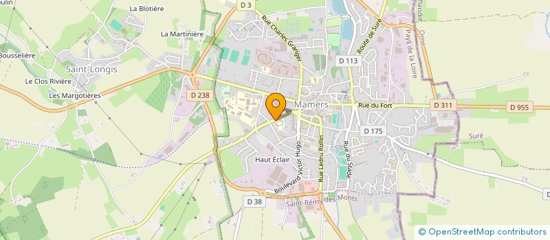 localisation de l'entreprise PASSEMENTERIES DU SAOSNOIS à MAMERS