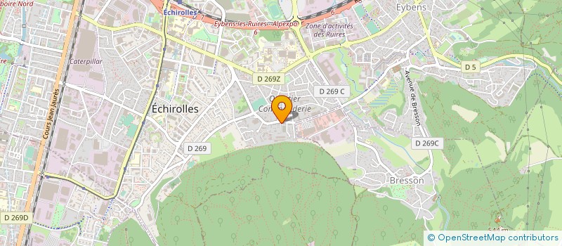 localisation de l'entreprise PASSEPARTOUT à ECHIROLLES