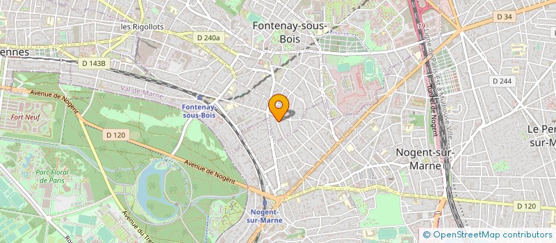 localisation de l'entreprise PASSEPORT PLURIEL à FONTENAY-SOUS-BOIS