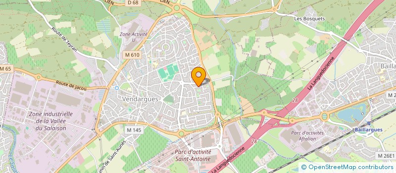 localisation de l'entreprise PASSER AILES à VENDARGUES