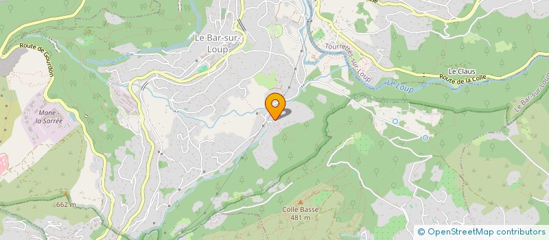 localisation de l'entreprise PASSEREL COMPAGNIE à LE BAR-SUR-LOUP