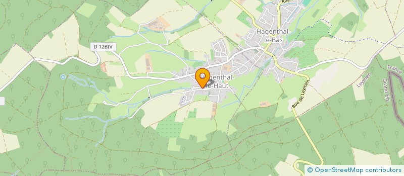 localisation de l'entreprise PASSERELLE  HAGENTHAL-LE-HAUT