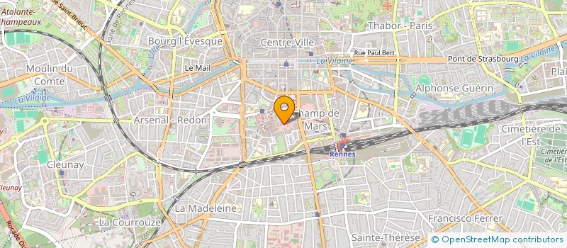 localisation de l'entreprise PASSERELLE  RENNES