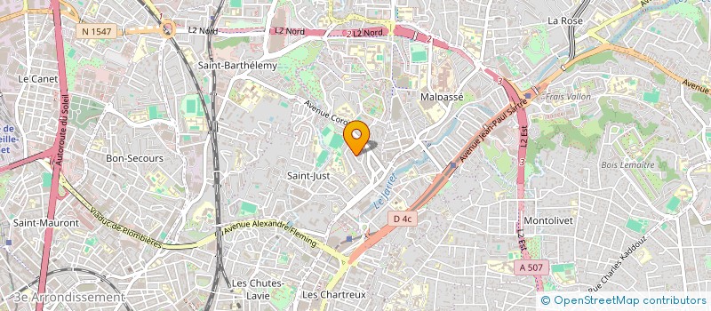 localisation de l'entreprise PASSERELLE à MARSEILLE