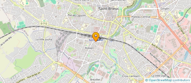 localisation de l'entreprise PASSERELLE à SAINT-BRIEUC