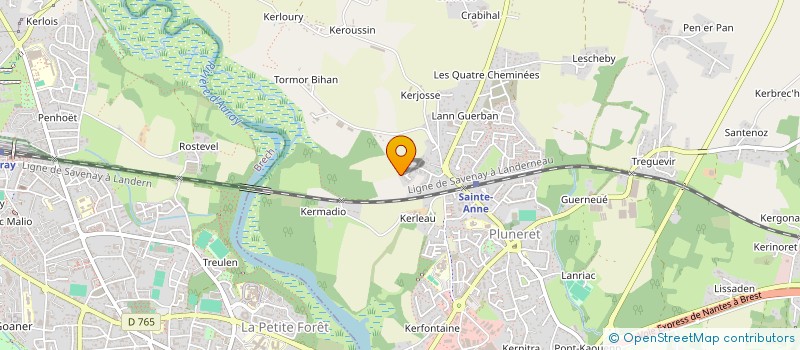 localisation de l'entreprise PASSERELLE  PLUNERET