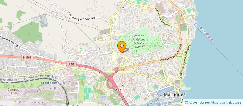 localisation de l'entreprise PASSERELLE D ARTISTES à MARTIGUES