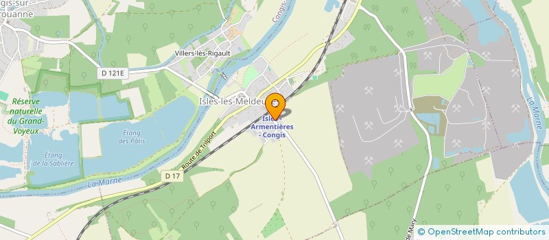 localisation de l'entreprise PASSERELLE DES HORIZONS SOLIDAIRES  ISLES-LES-MELDEUSES