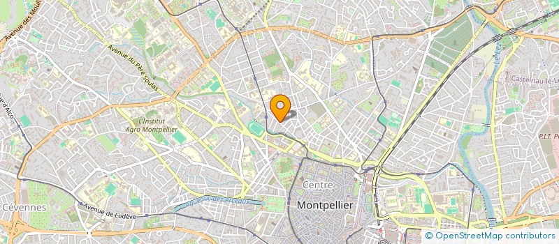 localisation de l'entreprise PASSERELLE DES JASSES à MONTPELLIER