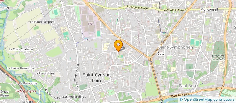 localisation de l'entreprise PASSERELLE ENGERAND  SAINT CYR SUR LOIRE