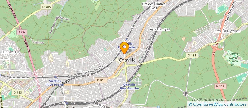 localisation de l'entreprise PASSERELLE GROUPE à CHAVILLE