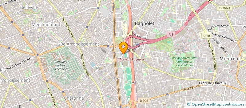 localisation de l'entreprise PASSERELLE LYCEE UNIVERSITE SOLIDAIRE  PARIS