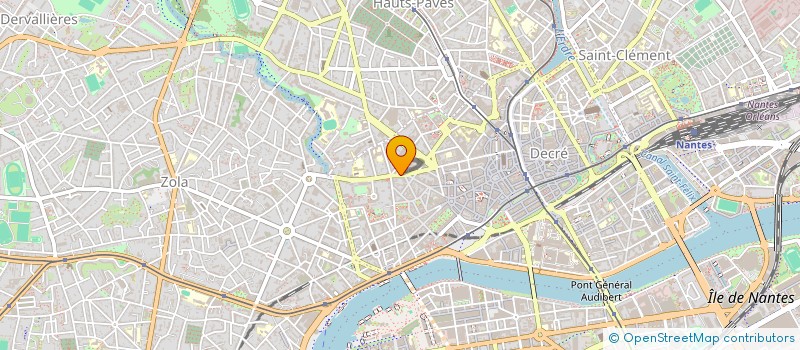 localisation de l'entreprise PASSERELLE NOIRE à NANTES