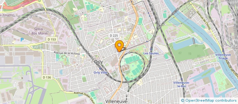 localisation de l'entreprise PASSERELLE ORLY SUD  ORLY