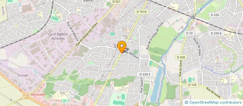 localisation de l'entreprise PASSERELLE SOLIDAIRE à LUISANT