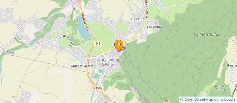 localisation de l'entreprise PASSERELLES  EPAGNY METZ-TESSY