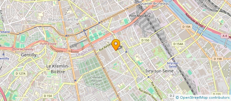 localisation de l'entreprise PASSERELLES à IVRY-SUR-SEINE