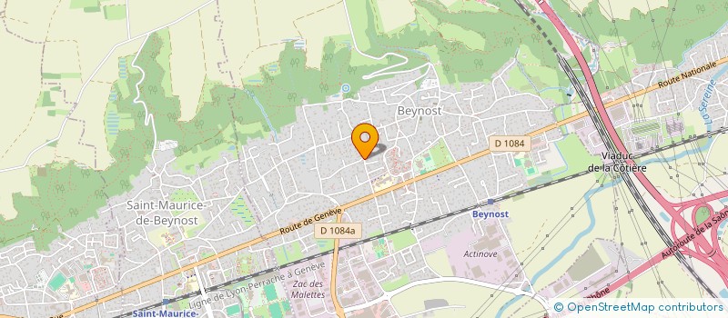 localisation de l'entreprise PASSERELLES à BEYNOST
