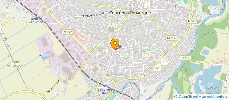 localisation de l'entreprise PASSERELLES AU SERVICE DE L'HUMAIN à COURNON-D'AUVERGNE