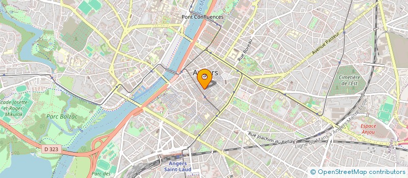 localisation de l'entreprise PASSERELLES DE CULTURES  ANGERS