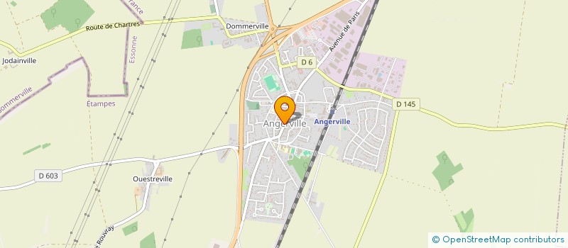 localisation de l'entreprise PASSERELLES DU TEMPS  ANGERVILLE