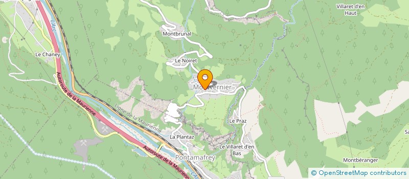 localisation de l'entreprise PASSERELLES ENTRE LES PEUPLES à SAINT-JEAN-DE-MAURIENNE