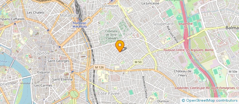 localisation de l'entreprise PASSERELLES NORD-SUD à TOULOUSE