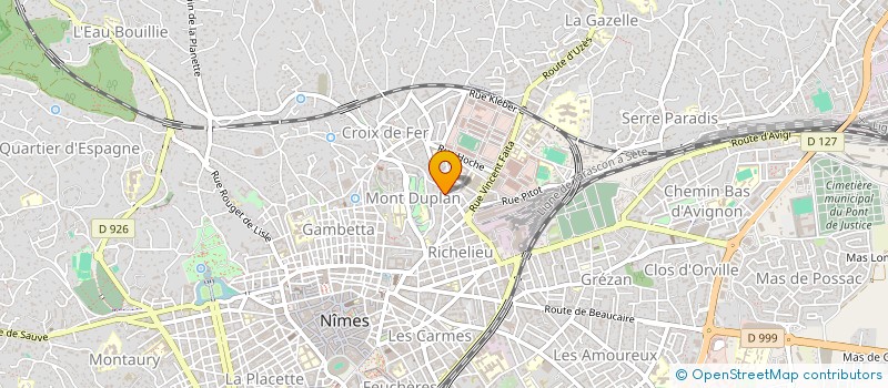 localisation de l'entreprise PASSERELLES SOLIDAIRES  NIMES