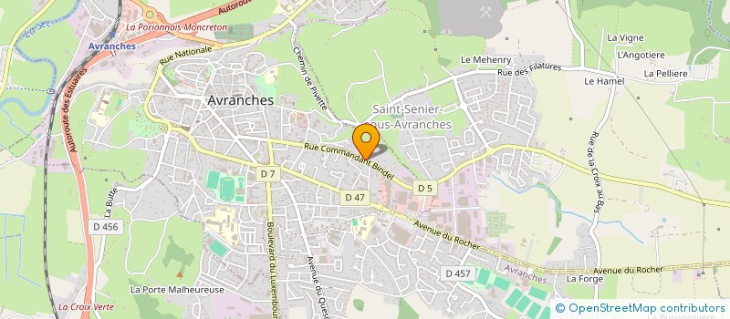 localisation de l'entreprise PASSERELLES VERS L EMPLOI à AVRANCHES
