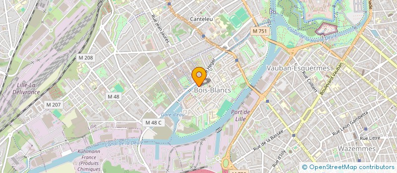 localisation de l'entreprise PASSERO  LILLE